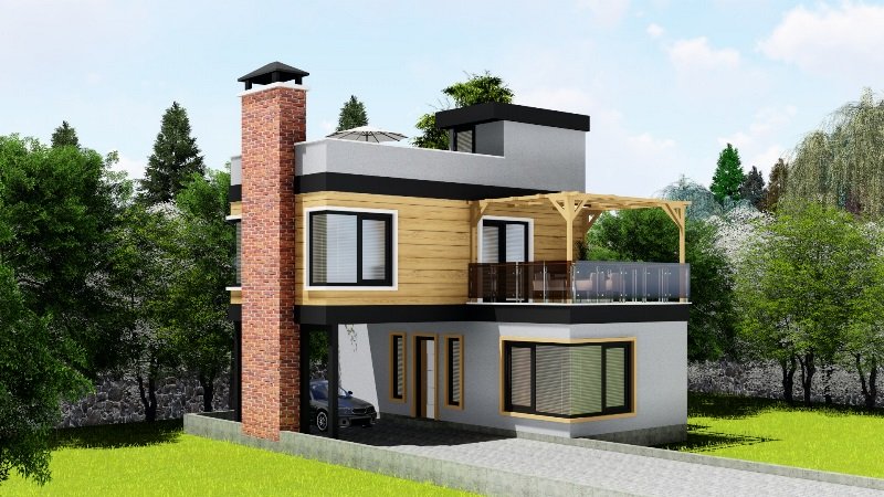 110 Metrekare Celik Konstruksiyon Villa