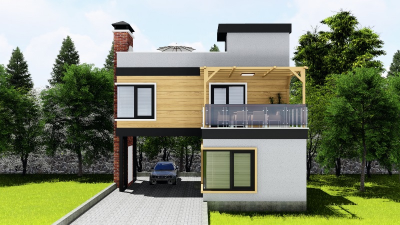 110 Metrekare Celik Konstruksiyon Villa