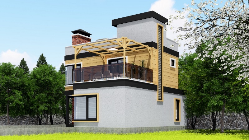 110 Metrekare Celik Konstruksiyon Villa