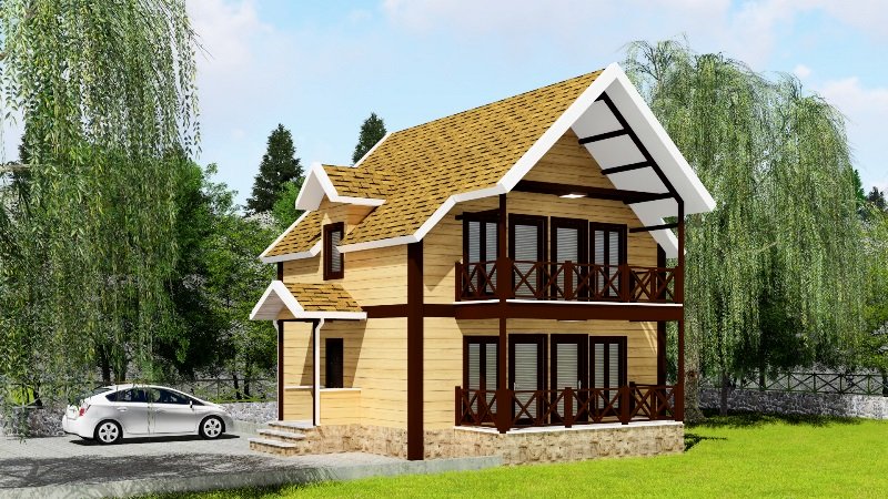 125 Metrekare Celik Konstruksiyon Villa
