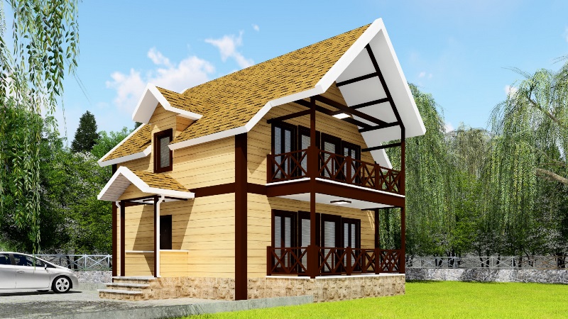 125 Metrekare Celik Konstruksiyon Villa
