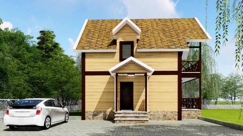 125 Metrekare Celik Konstruksiyon Villa