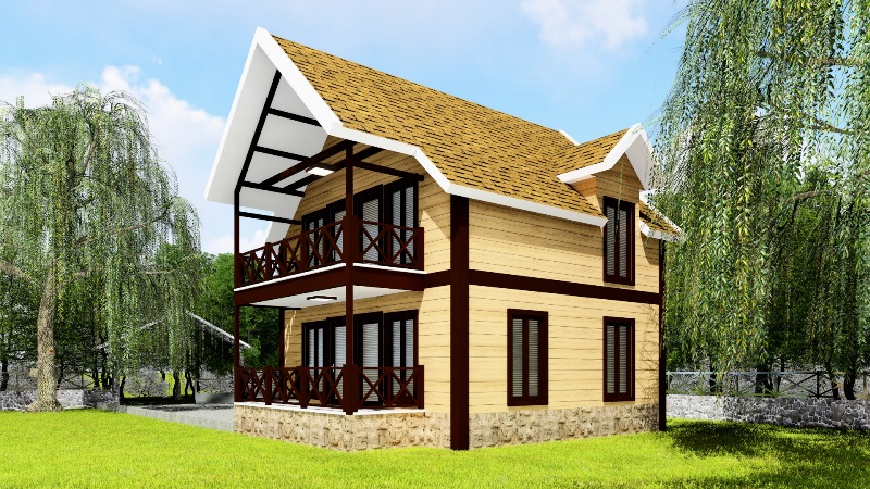 125 Metrekare Celik Konstruksiyon Villa