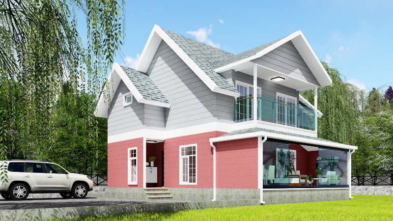 160 Metrekare Celik Konstruksiyon Villa