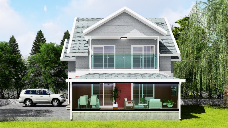 160 Metrekare Celik Konstruksiyon Villa