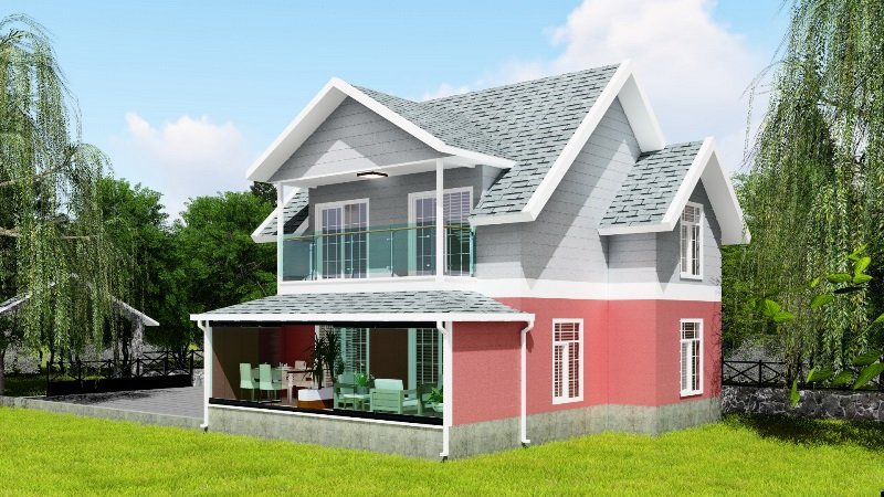 160 Metrekare Celik Konstruksiyon Villa