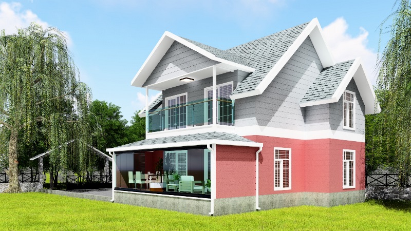 160 Metrekare Celik Konstruksiyon Villa