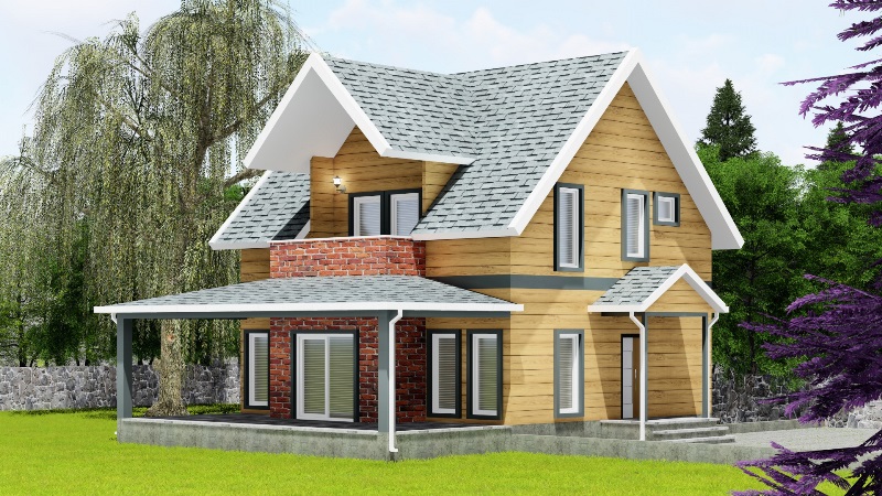 180 Metrekare Celik Konstruksiyon Villa