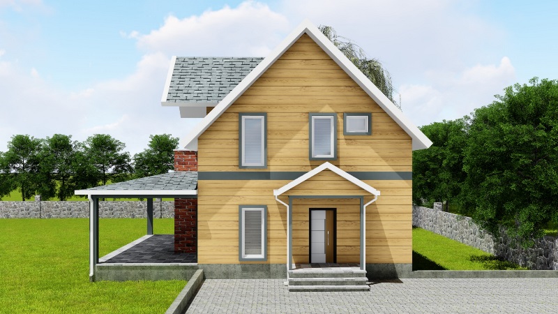 180 Metrekare Celik Konstruksiyon Villa