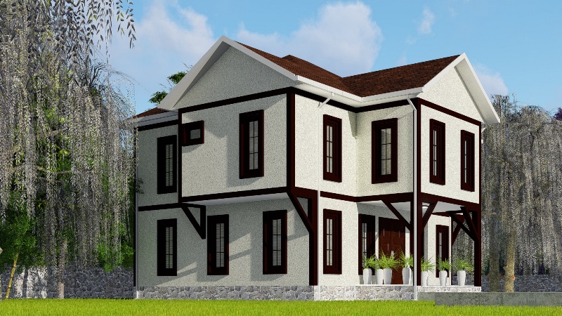 220 Metrekare Celik Konstruksiyon Villa