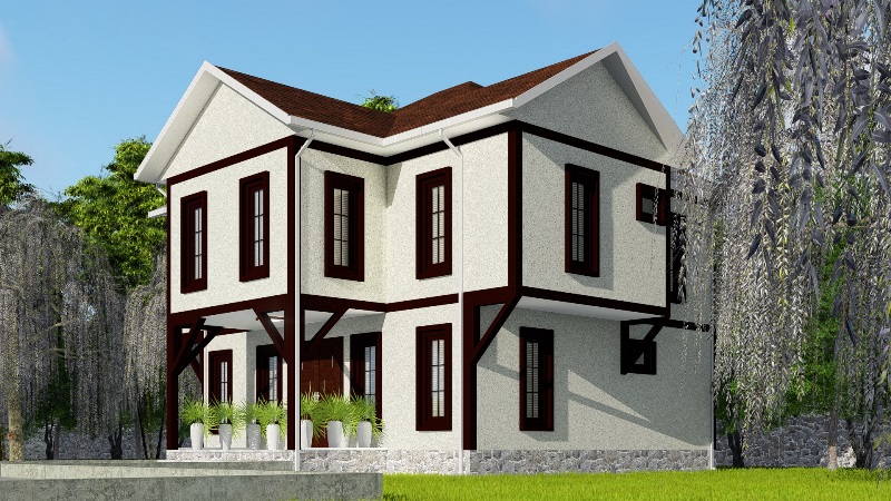 220 Metrekare Celik Konstruksiyon Villa