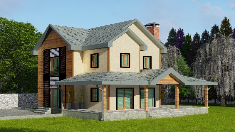 265 Metrekare Celik Konstruksiyon Villa