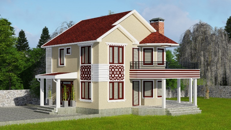 270 Metrekare Celik Konstruksiyon Villa