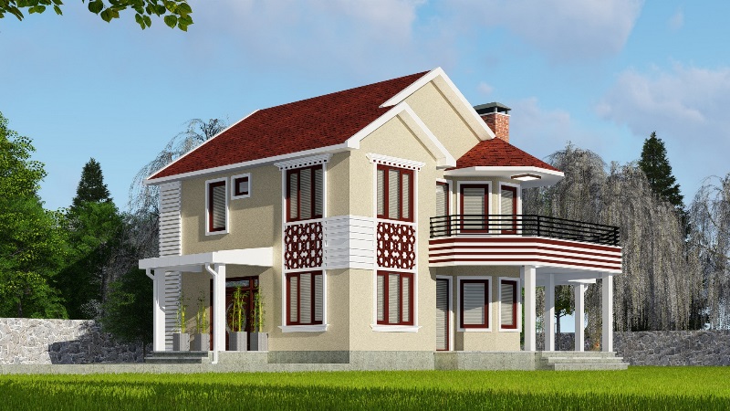 270 Metrekare Celik Konstruksiyon Villa