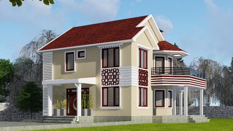 270 Metrekare Celik Konstruksiyon Villa