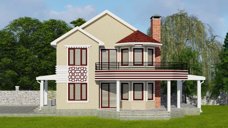 270 Metrekare Celik Konstruksiyon Villa