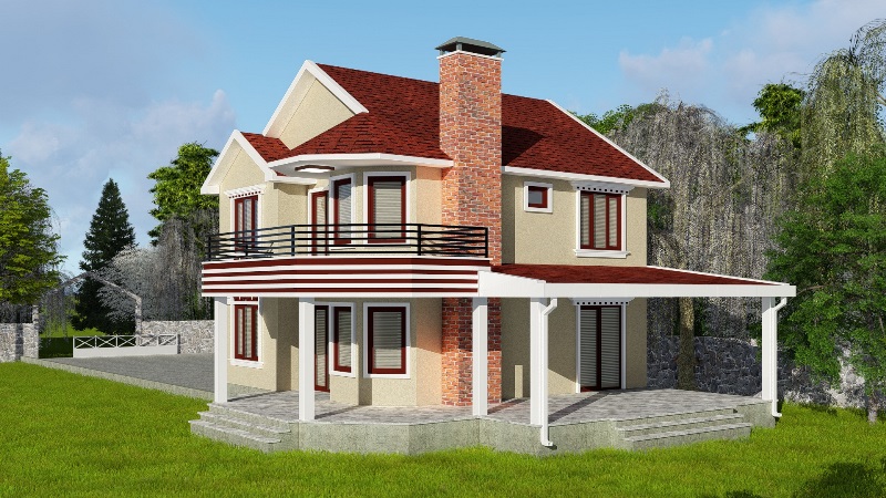 270 Metrekare Celik Konstruksiyon Villa