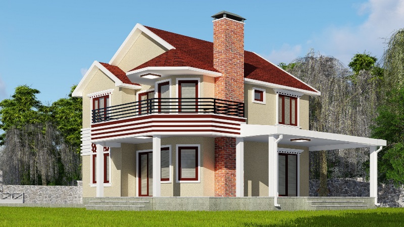 270 Metrekare Celik Konstruksiyon Villa