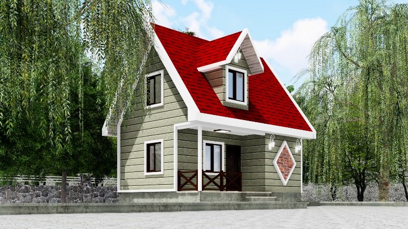 66 Metrekare Celik Konstruksiyon Villa