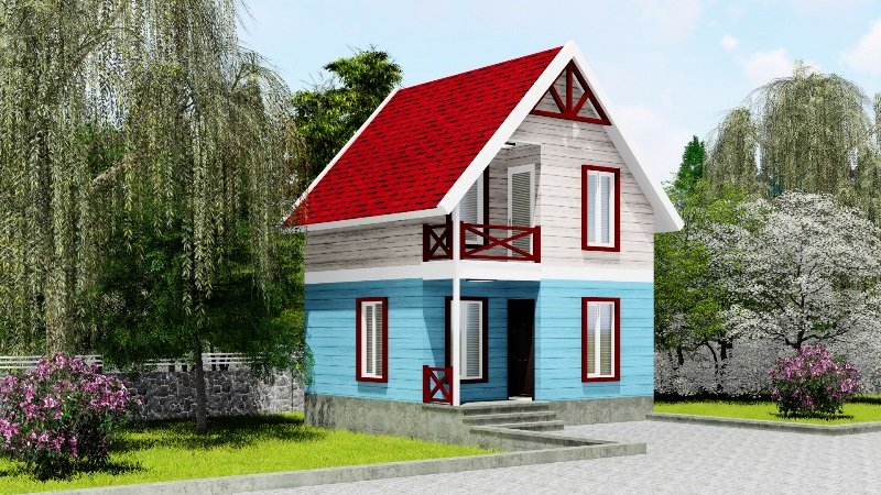 80 Metrekare Celik Konstruksiyon Villa