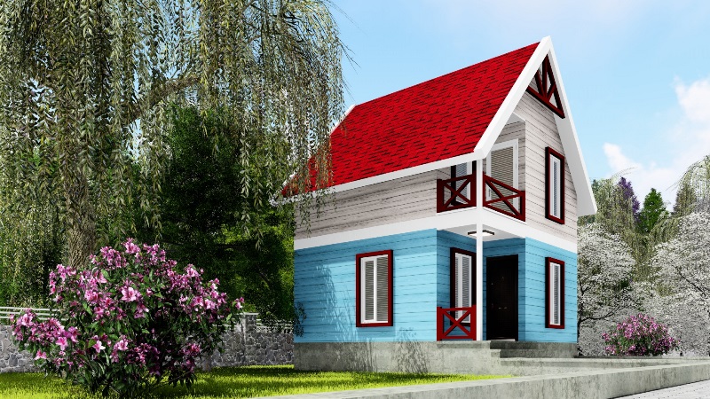 80 Metrekare Celik Konstruksiyon Villa
