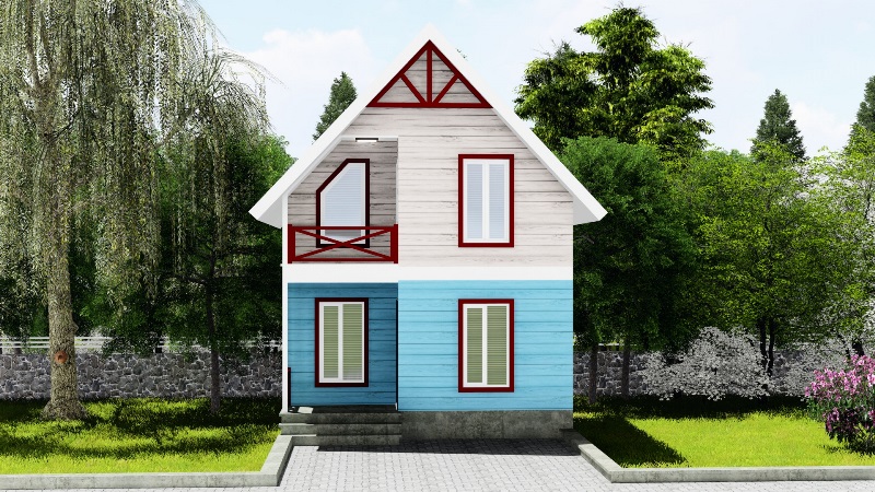 80 Metrekare Celik Konstruksiyon Villa