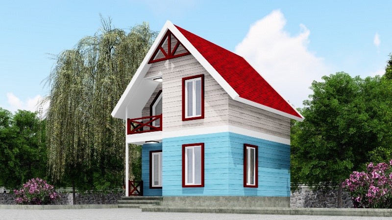 80 Metrekare Celik Konstruksiyon Villa