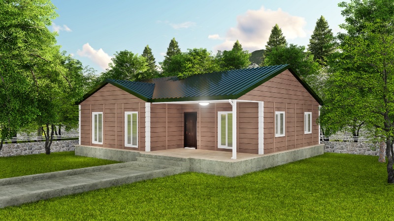 Bulut 118 Metrekare Tek Katli Prefabrik Ev