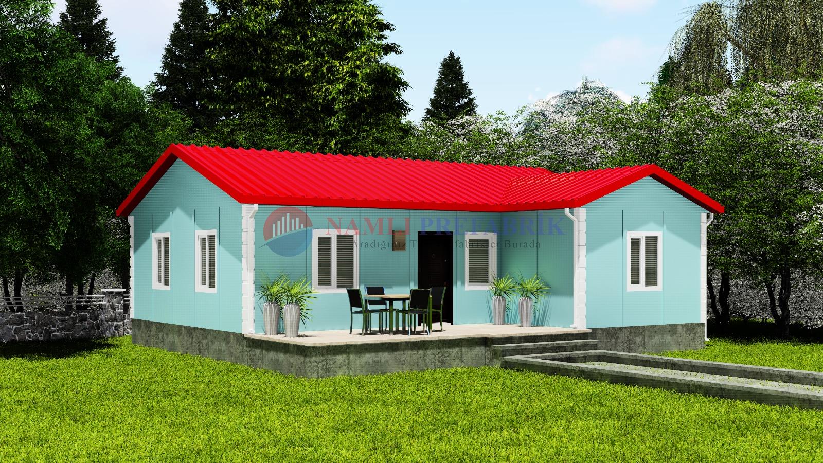 Firtina 75 Metrekare Tek Katli Prefabrik Ev