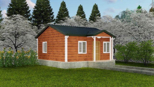 Isik 45 Metrakare Tek Katli Prefabrik Ev