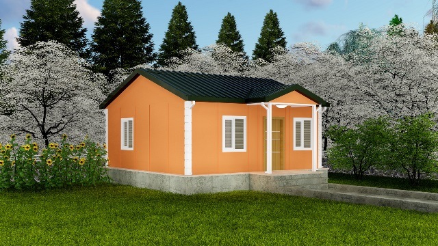 Isik 45 Metrakare Tek Katli Prefabrik Ev