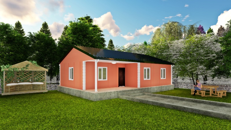 Poyraz 90 Metrekare Tek Katli Prefabrik Ev