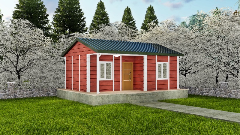 Yagmur 37 Metrekare Tek Katli Prefabrik Ev