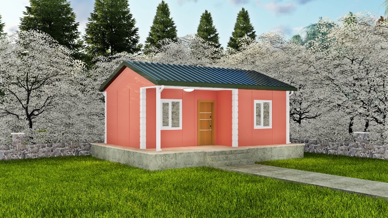Yagmur 37 Metrekare Tek Katli Prefabrik Ev